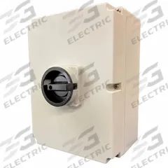 BENEDICT GMBH Solar Safety Disconnect Switch: Non-Fusible, 48 A, 600V DC, Indoor/Outdoor (MPN LS40 PFLH4 A4). Key specifications — Phase: Three; UL 98B Certification: No; Brand: BENEDICT GMBH; Voltage Rating: 600V DC.