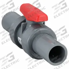 SPEARS Manual Two-Way Ball Valve: 1 in, CPVC, Straight, Socket x Socket, 235 psi Max. Pressure (CWP) (MPN 3632R-010C). Key specifications — Brand: SPEARS; Handle: Tee.