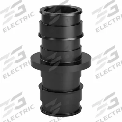 ZURN Barbed Fitting Coupling: 31/32 in ID x 19/32 in ID x 1 1/4 in Pipe Size, Barbed - Expansion Polymer Barbed Tube Fittings