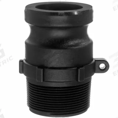 USA INDUSTRIALS Polypropylene Cam and Groove Fittings: 2 in Coupling Size, 2 in Hose Fitting Size - Type F Polypropylene Cam & Groove Fittings