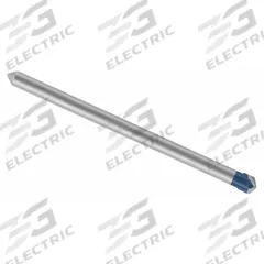 BOSCH Natural Stone Drill Bit: 1/8 in Drill Bit Size, 1 in Max Drilling Dp, 2 in Overall Lg (MPN NS100). Key specifications — attr253610: Tile; attr277139: BOSCH.