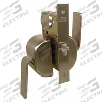 LIFE SAVER Door Lockset: Office Paddle Locksets, Stainless Steel, ADA Compliant (MPN 5PDG/32D)