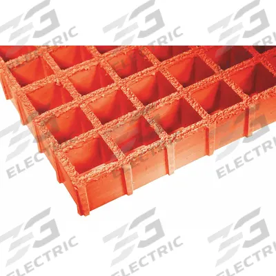 FIBERGRATE Fiberglass Molded Grating: Impact Resistant Grating, Molded Grating, Acid Resistant - Acid-and-Impact Resistant Grating