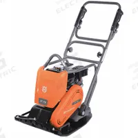 HUSQVARNA Gas-Powered Plate Compactor: 16 1/2 in Plate Wd, 15 Centrifugal N, Forward Direction (MPN LF75-420). Key specifications — Water Tank Included: Yes; Compacting Force: 15 Centrifugal N; Brand: HUSQVARNA.