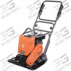 HUSQVARNA Gas-Powered Plate Compactor: 16 1/2 in Plate Wd, 15 Centrifugal N, Forward Direction (MPN LF75-420). Key specifications — Water Tank Included: Yes; Compacting Force: 15 Centrifugal N; Brand: HUSQVARNA.
