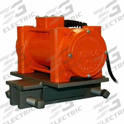 VIBCO Electric Vibrator: VMC Series, 1,100 lbf, 575V, 0.4 A, 3,600 vpm - Railcar Electric Vibrators