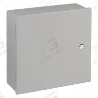 WIEGMANN Enclosure: Steel, 24 in x 24 in x 7 in, NEMA 1, Solid Cover, Hinged, Painted (MPN N1C242406). Key specifications — Brand: WIEGMANN; Knockouts: Not Included.