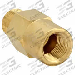 APPROVED VENDOR Piston Spring Check Valve: Piston, Inline Valve Body, 3/8 in Pipe Size, MNPT x FNPT (MPN CHK BRS 610-6M6F-B). Key specifications — Brand: APPROVED VENDOR.