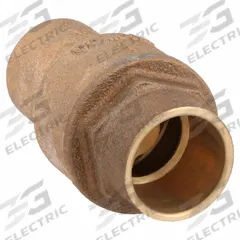 MILWAUKEE VALVE Low Lead Spring Check Valve: Swing, Inline Valve Body, 1 in Pipe Size, Sweat x Sweat (MPN UP1548T 1). Key specifications — Brand: MILWAUKEE VALVE.