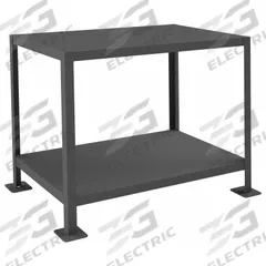 DURHAM MFG Work Table: Fixed Ht, Steel, 36 in x 24 in, 2,000 lb Overall Load Capacity, Steel (MPN MT243630-2K295). Key specifications — Brand: DURHAM MFG; Unit Type: Not Expandable or Modular.