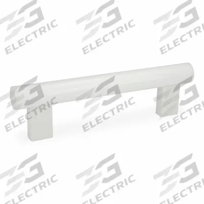 JW WINCO Pull Handle: Threaded Holes, Rear-Mount, 23.62 in Mounting Hole Center to Center - Load-Rated Straight-Leg Tubular Pull Handles