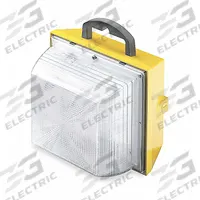 APPROVED VENDOR Temporary Job Site Light: 3,754 lm Max Brightness, Metal Halide, 1, 1 Lamp Heads (MPN 3RB23). Key specifications — attr562627: Yellow; attr562654: Metal Halide; attr562671: 120V AC; attr562613: APPROVED VENDOR; attr873195: 1.
