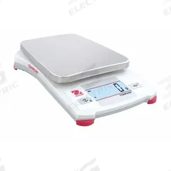 OHAUS Industrial Bench Scale: 5 in x 5 5/8 in, Not IP Rated, Integrated, CS, Stainless Steel (MPN 30467747). Key specifications — attr1341384: 1 g; attr1341400: OHAUS; attr1383935: Stainless Steel.