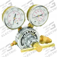 HARRIS Gas Regulator: Single Stage, CGA 580 Inlet, 1/4" 45° Flared Tube Outlet, 500 psig (MPN 25GX-500-580). Key specifications — attr169785: HARRIS; attr169782: 25GX-500-580; attr169806: Fiber Reinforced Neoprene; attr215245: 1/4" 45° Flared Tube; attr868787: CGA 580.