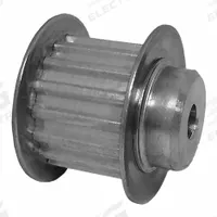 DAYTON Timing Pulley: Trapezoidal, Plain, For T5 Timing Belt Section, For 16 mm Belt Wd, 16 Teeth (MPN 27T5/16-2). Key specifications — Brand: DAYTON; Tooth Profile: Trapezoidal; Finish: Plain.
