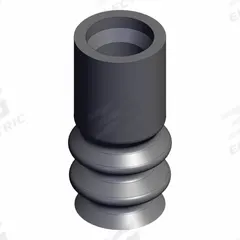 SMC Bellows Pad: w/o Adapter, 6 mm Pad Dia, Conductive Silicone, 50-70, Black, 15.5 mm Pad Ht (MPN ZP2-06JGS). Key specifications — attr1019168: 50-70; attr1019165: ZP2-06JGS; attr1019167: SMC; attr1019180: Black.