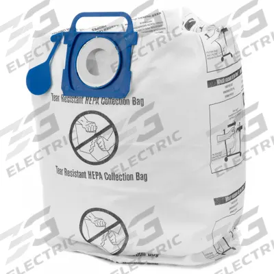 SHOP-VAC Vacuum Bag: Shop-Vac, Dry, Cloth, 1-Ply, HEPA - Shop Vacuum Bags