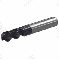 WIDIA Ball End Mill: Carbide, TiAlN Coated, 4 Flute, 3/16" Mill Dia, 5/8" LOC, 2-1/4" OAL (MPN W40BE05001RBT WU20PE)