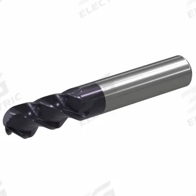 WIDIA Ball End Mill: Carbide, TiAlN Coated, 4 Flute, 3/16" Mill Dia, 5/8" LOC - Fast-Cutting Carbide Ball End Mills for Steel & Cast Iron