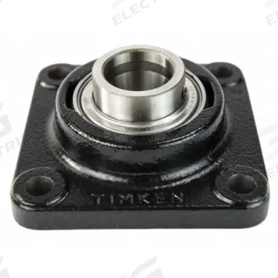 TIMKEN Flange Mount Bearing: Radial Ball, 30 mm Bore, Cast Iron, Set Screws, 107.9 mm Lg - General Purpose Flange-Mount Ball Bearings