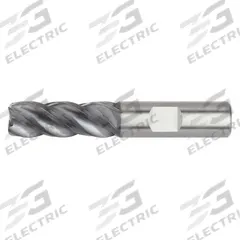 WIDIA HANITA Corner Radius End Mill: Carbide, AlTiN Coated, 4 Flute, 3/8" Mill Dia, 1-1/2" LOC (MPN 4V1510004CT)