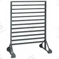 QUANTUM STORAGE SYSTEMS Bin Rail Floor Rack: 36 in x 20 in x 54 in, 2 Usable Sides, 0 Bins (MPN QRU-12D). Key specifications — Frame Material: Steel; Brand: QUANTUM STORAGE SYSTEMS.
