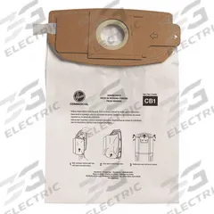 HOOVER COMMERCIAL Vacuum Bag: Hoover Commercial, CH34006/CH93407, Dry, Paper, Std, AH10173. Key specifications — Compatible Vacuum Brand: Hoover Commercial; Bag Pickup Type: Dry; Bag Material: Paper; Brand: HOOVER COMMERCIAL; Compatible Vacuum Manufacturer Part Number: CH34006; Manufacturer Part Number: AH10173.