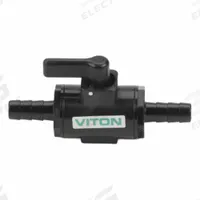 BANJO Manual Two-Way Ball Valve: 3/8 in, Straight, Barb x Barb, 300 psi Max. Pressure (CWP), Lever (MPN LVHB038V). Key specifications — Brand: BANJO; Handle: Lever.