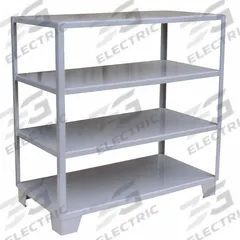 JAMCO Metal Shelving: Medium-Duty, Standalone, 48 in x 24 in, 54 in Overall Ht, 4 Shelves, Steel (MPN WM248GP). Key specifications — Brand: JAMCO; Finish: Painted; Color: Gray.