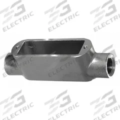 Conduit Outlet Body: Stainless Steel, 1 in Trade Size, C Body, 13 cu in Body Capacity, Threaded Hub (MPN S61000CE00). Key specifications — Finish: Polished; For Use With: Threaded; Brand: CALBRITE; Hub Style: Threaded.