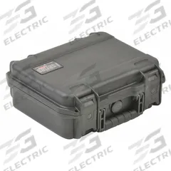 SKB Protective Case: 9 in x 12 in x 4 1/2 in Inside, No Foam, Black, Stationary, 3 lb Wt, No Wheels (MPN 3I-1209-4B-E). Key specifications — Closure Type: Latches; Brand: SKB; Carry-On Size: Yes.