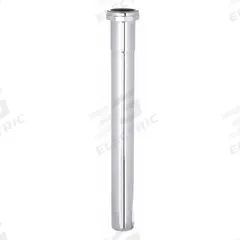 APPROVED VENDOR Extension: Brass, Chrome, Silver, 1 1/4 in Nominal Pipe Size, 12 in Overall Lg, Slip (MPN 1PNP5). Key specifications — Finish: Chrome; Includes: Nut and Washer; Brand: APPROVED VENDOR; Connection Type: Slip.