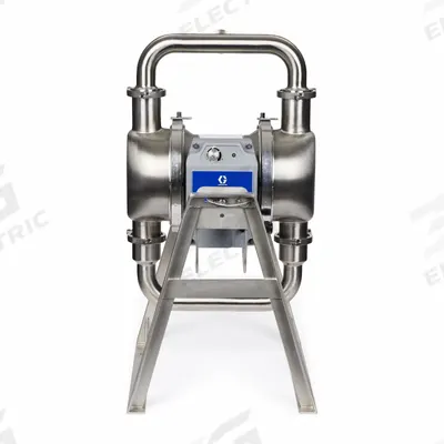 GRACO Electric Diaphragm Pump: Stainless Steel Body, Three Phase, 200-240V AC - 3-A Certified EODD Pumps