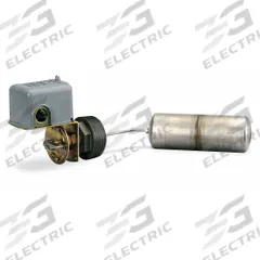TELEMECANIQUE SENSORS Liquid Level Switch: Close On Rise, DPST-2NC, Steel (MPN 9037HG30). Key specifications — Brand: TELEMECANIQUE SENSORS; Electrical Connection Type: Screw Clamp; Float Rod Angle: 90°; Minimum Media Specific Gravity: 0.85.