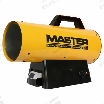 MASTER Portable Gas Torpedo Heaters: 60,000 BtuH Heating Capacity Output - Direct-Fired Portable Gas Torpedo Heaters