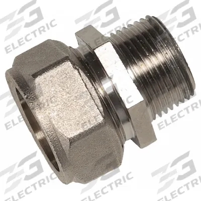 RAPIDAIR Compression Fitting Adapter: 31/32 in OD 1/2 in Pipe Fitting Size - Compressed Air System Brass Compression Tube Fittings