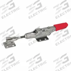JW WINCO Latch Type Toggle Clamp: Horizontal, Includes Locking Handle, 8 mm Hook Adjustment - Max (MPN 853-160-TG-NI). Key specifications — Brand: JW WINCO; Handle Style: Locking Horizontal Handle.