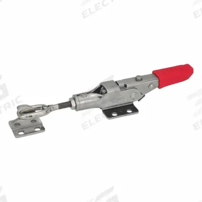 JW WINCO Latch Type Toggle Clamp: Horizontal, Includes Locking Handle - Oval-Head Latching Bolt Toggle Clamps