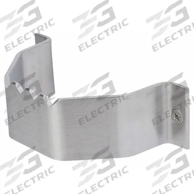 ROCKWOOD Door Pull: 6 in Wd, 3 in Ht - Hands Free Door Pulls