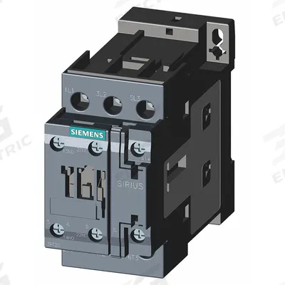 Siemens Magnetic Contactor: Non-Reversing, 3 Poles, 3NO Contacts, 38 A - Non-Reversing IEC Contactors