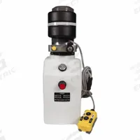 CHIEF Hydraulic Power Unit: 1.3 gpm, 2,800 psi Max. Pressure, 8 qt Reservoir Capacity, 12V DC, Poly (MPN 253328). Key specifications — attr96377: 1.3 gpm; attr96380: 12V DC; attr96381: 2-Way/2-Position; attr96382: SAE 6; attr96383: SAE 6; attr98855: CHIEF; attr96386: Poly.