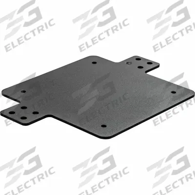BUYERS PRODUCTS Mounting Bracket: Mounting Bracket, Black, Steel, 1,139 in Lg - Vehicle Light Mounts & Brackets