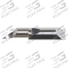 MICRO 100 Quick Change Profiling Tool: 3/16 in Shank Dia., AlTiN, Right Hand, 1-1/2 in Overall Lg (MPN QPF-120500X)