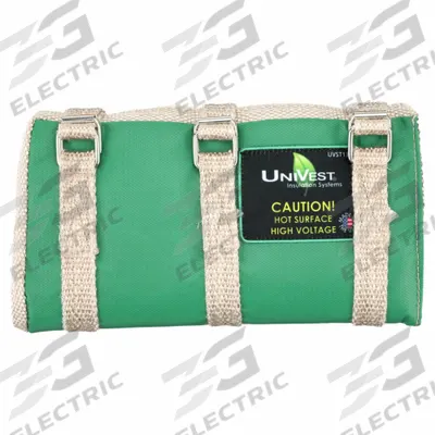 UNITHERM Insulated Pipe Jacket: For 0 in to 6 in Circumference, Ceramic Fiber, 12 in Cover Wd - Pipe Covers