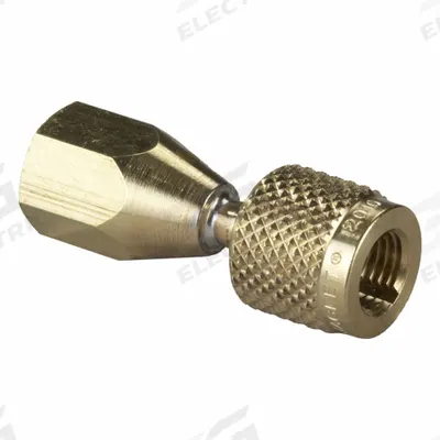 YELLOW JACKET Quick Coupler: 8 1/4 in Lg, 180° Angle - Manifold Hose Adapters, Couplers & Unions