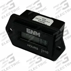 ENM Hour Meter: Hour Meters, Front Panel Mounting, Digital, 1 1/4 in x 2 1/8 in, LCD, TB45GA. Key specifications — Mounting Style: Surface; Bezel Face Shape: Rectangular; Brand: ENM; Manufacturer Part Number: TB45GA; Meter Type_Broad: Digital.