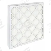 GRAINGER Minipleat Air Filter: 20 in x 20 in x 4 in, Fiberglass, Beverage Board, No Header, MERV 14 (MPN 6B593). Key specifications — Brand: GRAINGER; Frame or Header Material: Beverage Board; Media Material: Fiberglass.