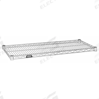 APPROVED VENDOR Wire Shelf: 48 in x 24 in, 1 Shelves, Split Sleeve, 250 lb Load Capacity - Wire Shelves for Dry Use