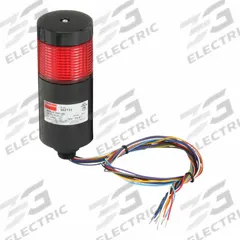 DAYTON Tower Light Assembly: 1 Tier, Red, No Sounder Tier, 5 1/8 in Overall Ht, 56 mm Overall Dia (MPN 26ZT33). Key specifications — Manufacturer Part Number: 26ZT33; Brand: DAYTON; Operating Voltage: 24V AC/DC; Light Tier Color: Red.