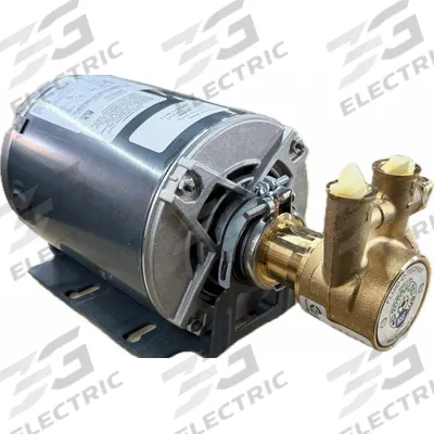 FLUID-O-TECH Rotary Vane Pump: Direct Drive, 1/3 hp, 115/230V AC, Brass Body - Brass Body Rotary Vane Pumps